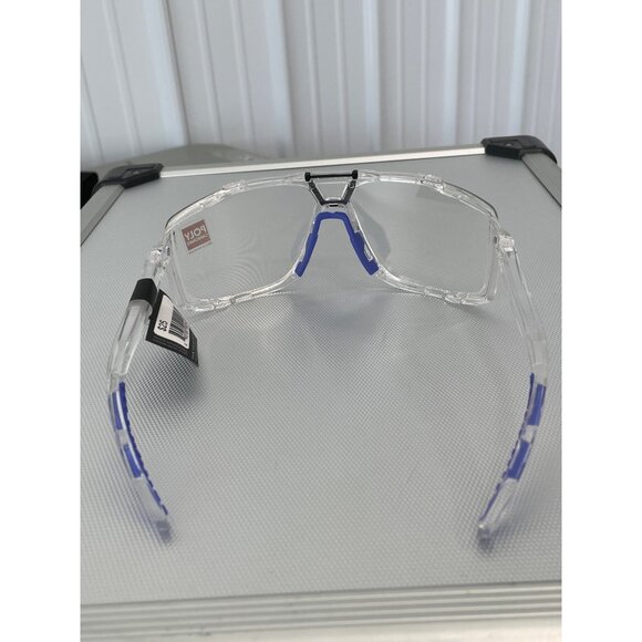 Kreedom Polycarbonate Lens Safety Glasses UV Protection Clear and Blue Frame NEW - Picture 5 of 6